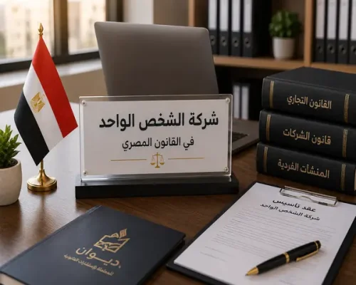 شركة الشخص الواحد في القانون المصري