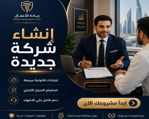إنشاء شركة جديدة
