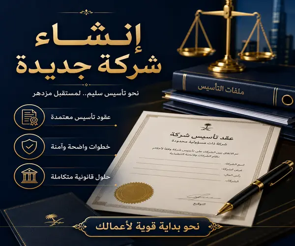 إنشاء شركة جديدة