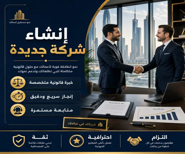 إنشاء شركة جديدة