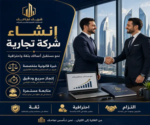 إنشاء شركة تجارية