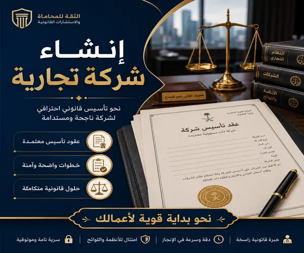 إنشاء شركة تجارية