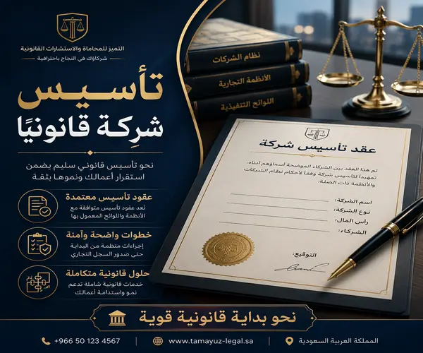 تأسيس شركة قانونيًا