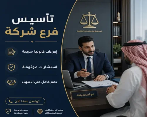تأسيس فرع شركة