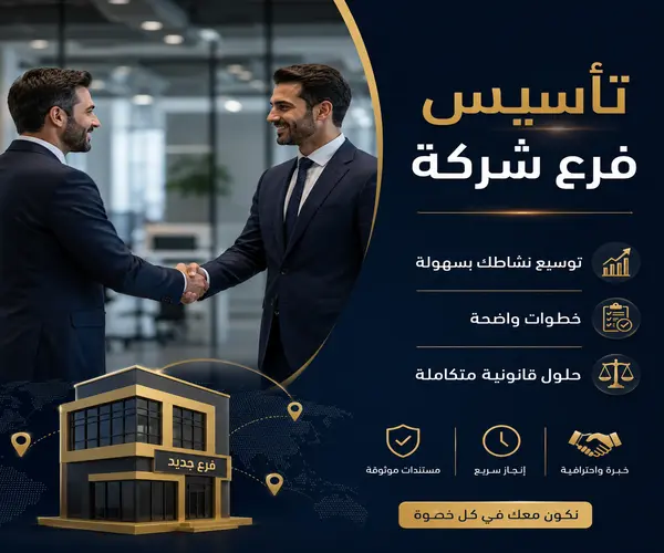 تأسيس فرع شركة