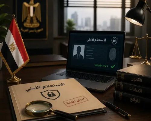 الاستعلام الامني في مصر