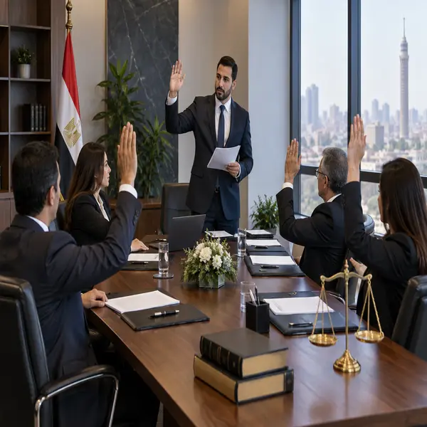 محضر جمعية عمومية غير عادية للشركات